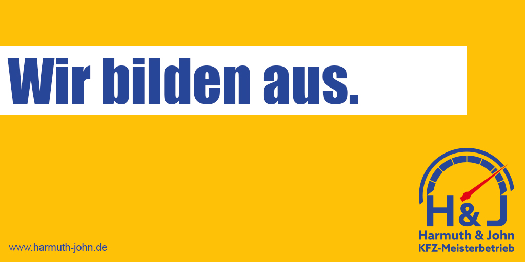 Wir bilden aus.